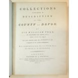 Pole (Sir William). Collections Towards a Description of the County of Devon, 1791