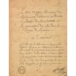 * Vallisnieri, (Antonio, 1661-1730). Lettre critique par monsr. Valisniery, c.1720