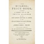 Taylor (J., publisher). The Builder's Price-Book; 1802