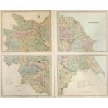 Yorkshire. A collection of approximately 30 maps, 19th century