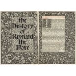 Kelmscott Press. The History of Reynard the Foxe, by William Caxton, Printed by William Morris,