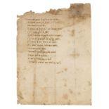 * Tasso (Bernardo). Original manuscript poem in sonnet form