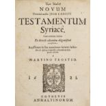 New Testament [Syriac]. Novum Domini nostri Jesu Christi Testamentum Syriace, 1621