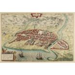 Braun (Georg & Hogenberg Frans). Three town plans, circa 1590,