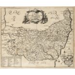 Blome (Richard). A collection of ten county maps. [1673]