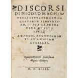 Machiavelli (Niccolo). Discorsi, Venice 1543