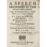 Laud, William. A speech delivered in the Starr-Chamber, 1637