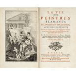 Descamps (Jean-Baptiste). La Vie des Peintres Flamands, Allemands et Hollandois, 4 volumes, 1753-63