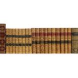 Bindings. Decline and Fall of the Roman Empire, by Edward Gibbon, 8 volumes, 1821, & others
