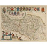 Yorkshire. Blaeu (Johannes), Three maps, circa 1648