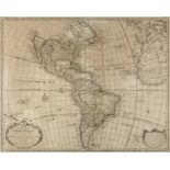 * Americas. De L'Isle (Guillaume), Carte d'Amerique, 1722