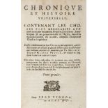 Carion (Jean). Chonique et Histoire Univerelle, 2 volumes, Geneva, 1611