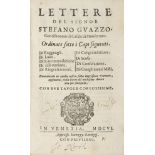 Guazzo (Stefano). Lettere del Signor Stefano Guazzo, Venice 1606
