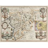 Maps. A mixed collection of seven maps, mostly 17th & 18th century,