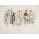 * Fashion prints. A collection of approximately 70 prints, circa 1900