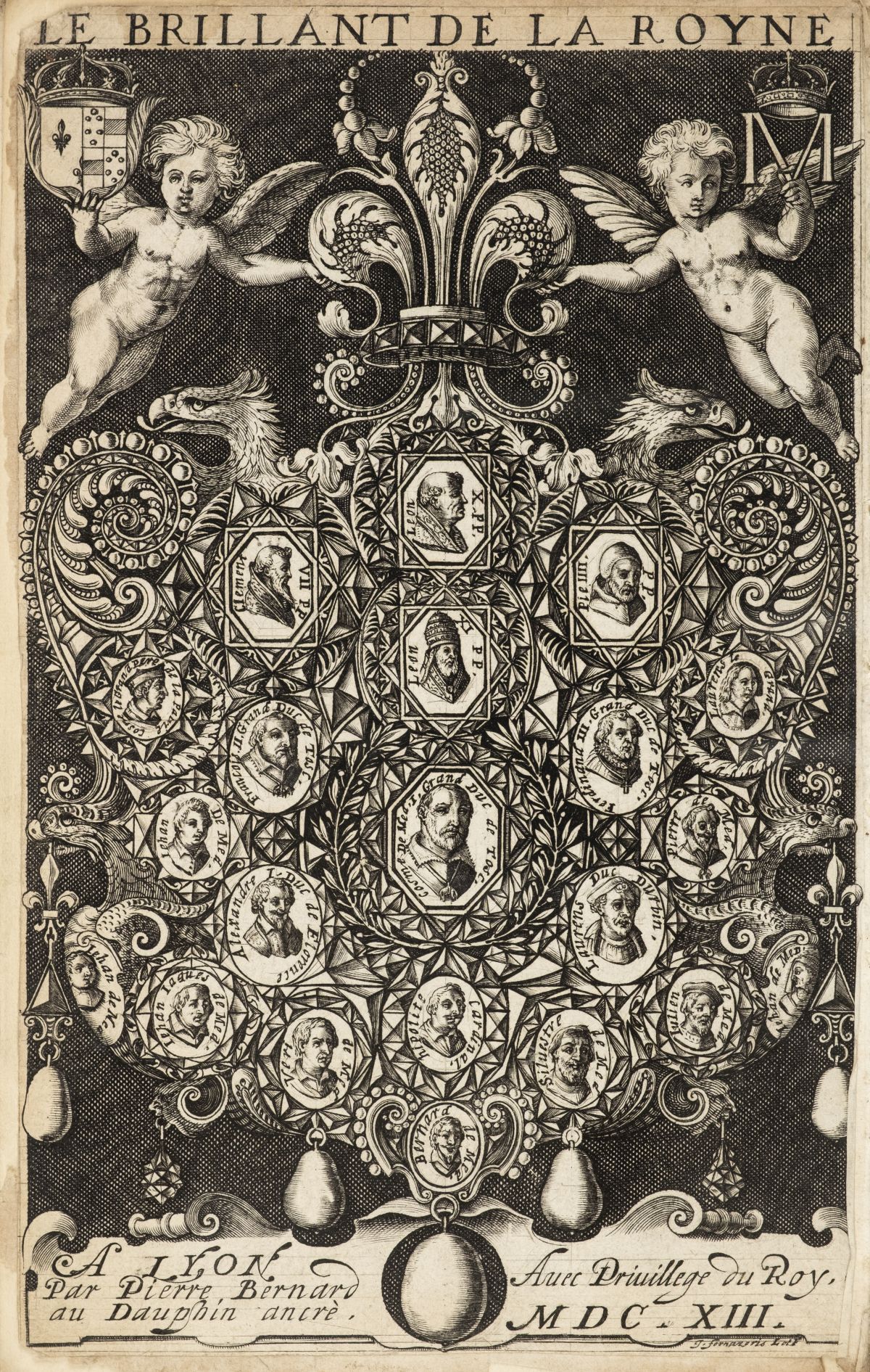 Boissat (Pierre de). Le brillant de la Royne, 1st edition, Lyon, 1613, & 6 others