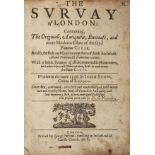Stow (John). The Survay of London, 1618