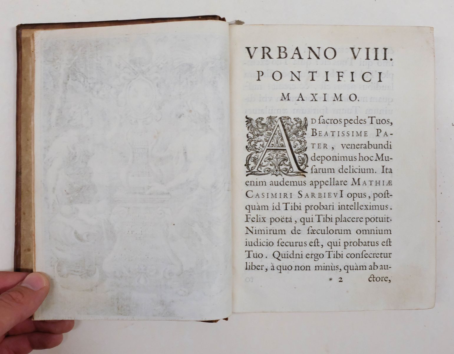 Sarbiewski (Maciej Kazimierz). Lyricorum libri IV, Antwerp: Plantin, 1632 - Image 5 of 8