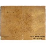 New Zealand. Plan of the Gold Mining Areas, Thames, New Zealand, circa 1886,