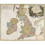 British Isles. De Vaugondy (Robert), Carte..., D'Angleterre..., circa 1778