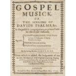 Homes, Nathanael. Gospel Musick., 1644