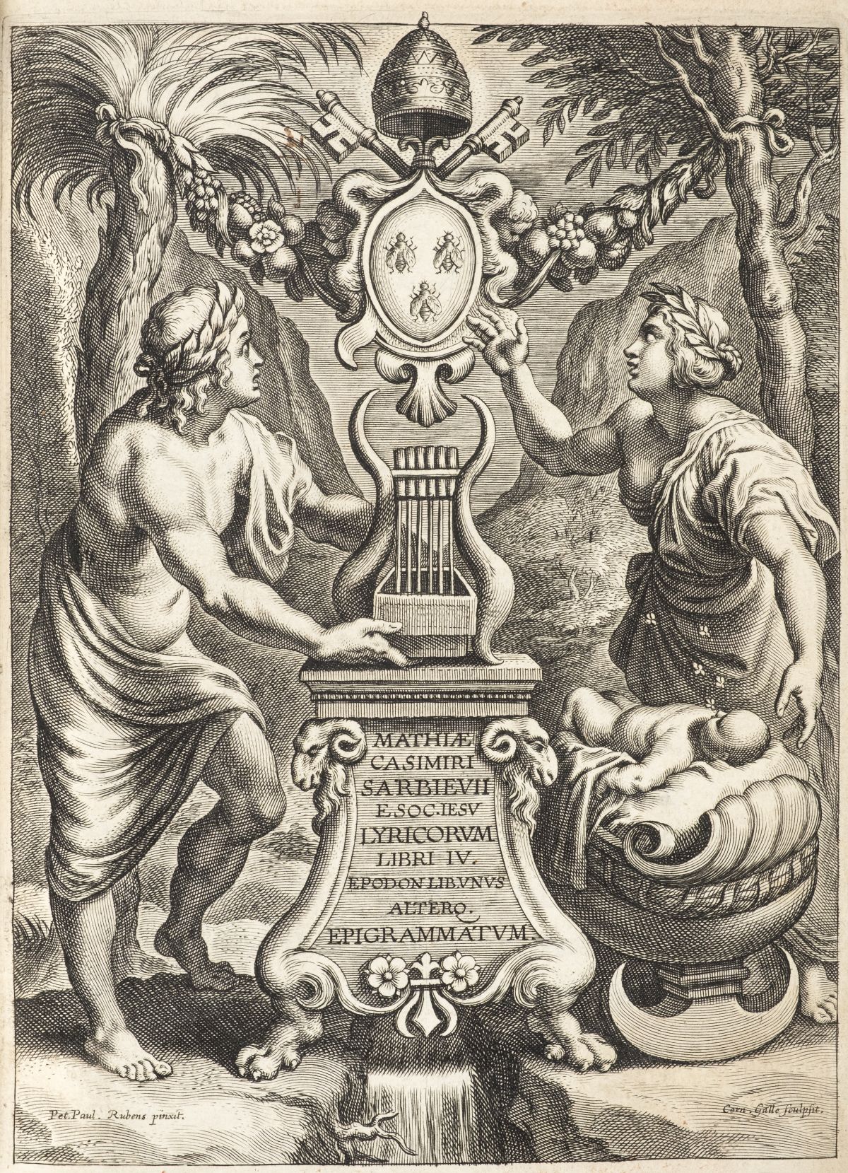 Sarbiewski (Maciej Kazimierz). Lyricorum libri IV, Antwerp: Plantin, 1632