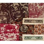 * Fabric. A collection of rare fragments, 18th-19th century