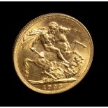 * Sovereign. A full gold sovereign, George V, 1923