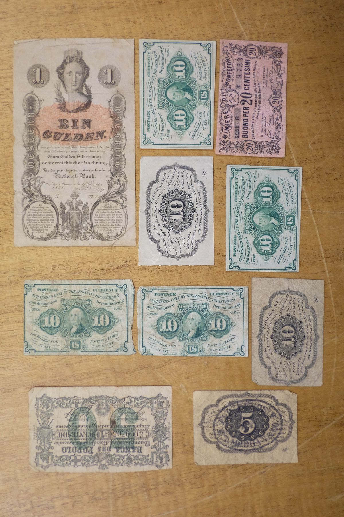 * Banknotes. 19th century American banknotes - Image 3 of 10