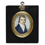 * Miniature. Portrait of a Young Gentleman, circa 1800