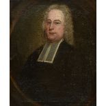 * English School. Portrait of a Clergyman, circa 1720