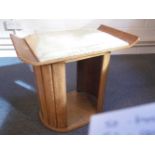 * Stool. An Art Deco dressing table stool