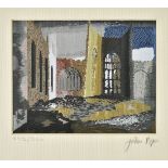 ARR * Piper (John, 1903-1992). Interior of Coventry Cathedral, November 1940