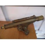 * Theodolite. An Edwardian brass Stanley theodolite