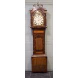 * Clock. A Victorian longcase clock by C Bowton, Helmsley