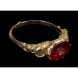 * Ring. An 18th century Grand Tour ring