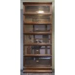 * Bookcase. A 1920s Globe Wernicke 6-tier bookcase