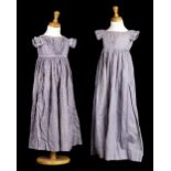 * Children's Clothes. A Regency girls' dress, circa 1810