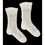 * Leopold (Prince, Duke of Albany, 1853-1884). A pair of baby socks