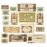 * Banknotes. 19th century American banknotes