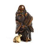 * Netsuke. A fine Japanese Meiji period ivory netsuke