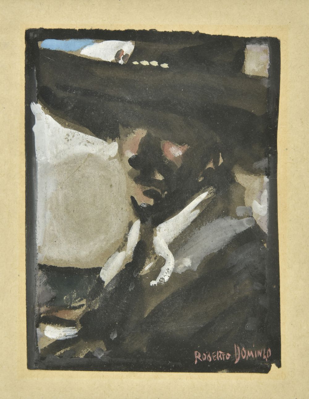 * Domingo (Roberto, 1883-1956). Man in a Sombrero