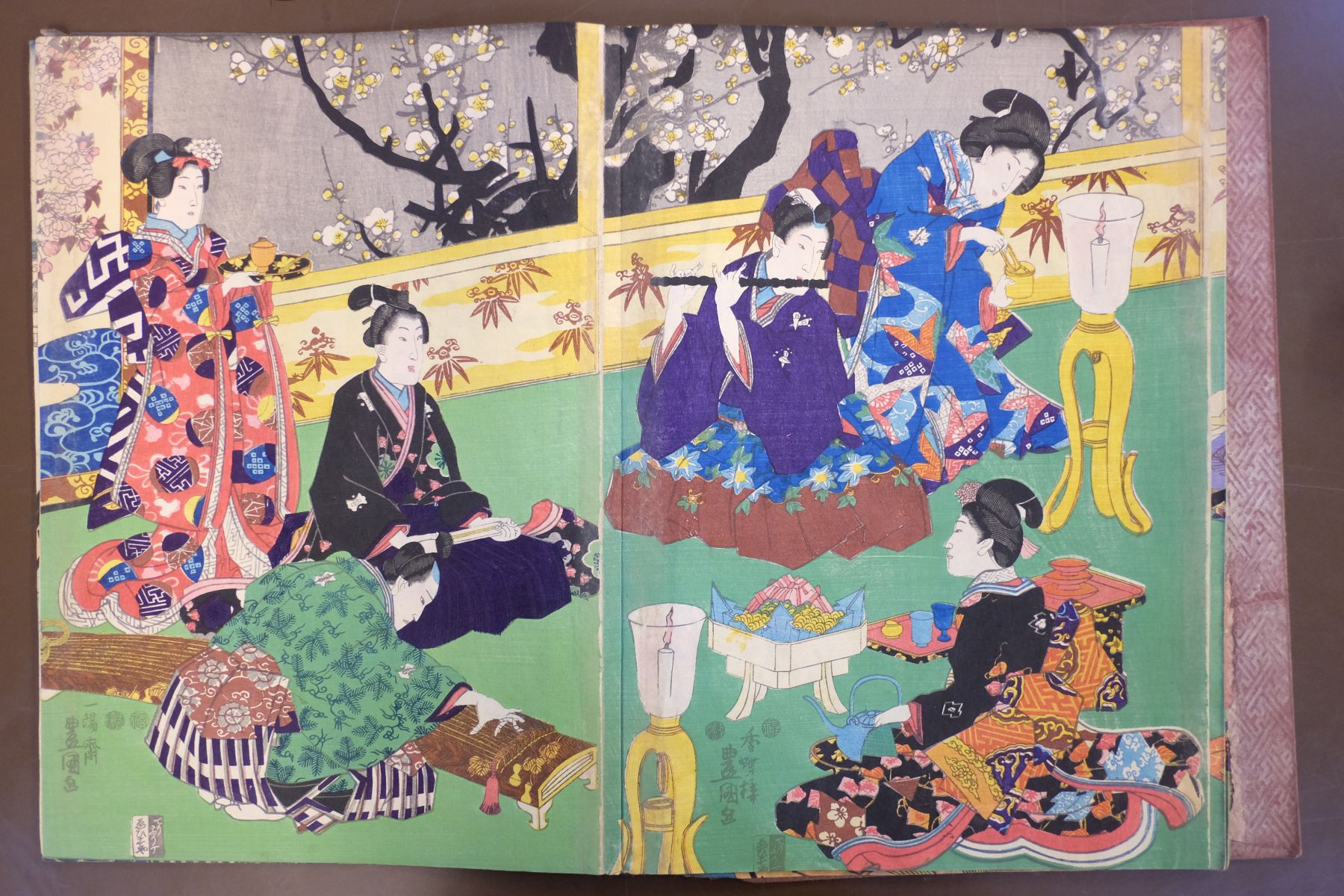 Kunisada I (Utagawa, 1786-1865, & Kunisada II, 1823-1880). 12 Colour Woodblock Triptychs, c. 1860s - Image 11 of 27