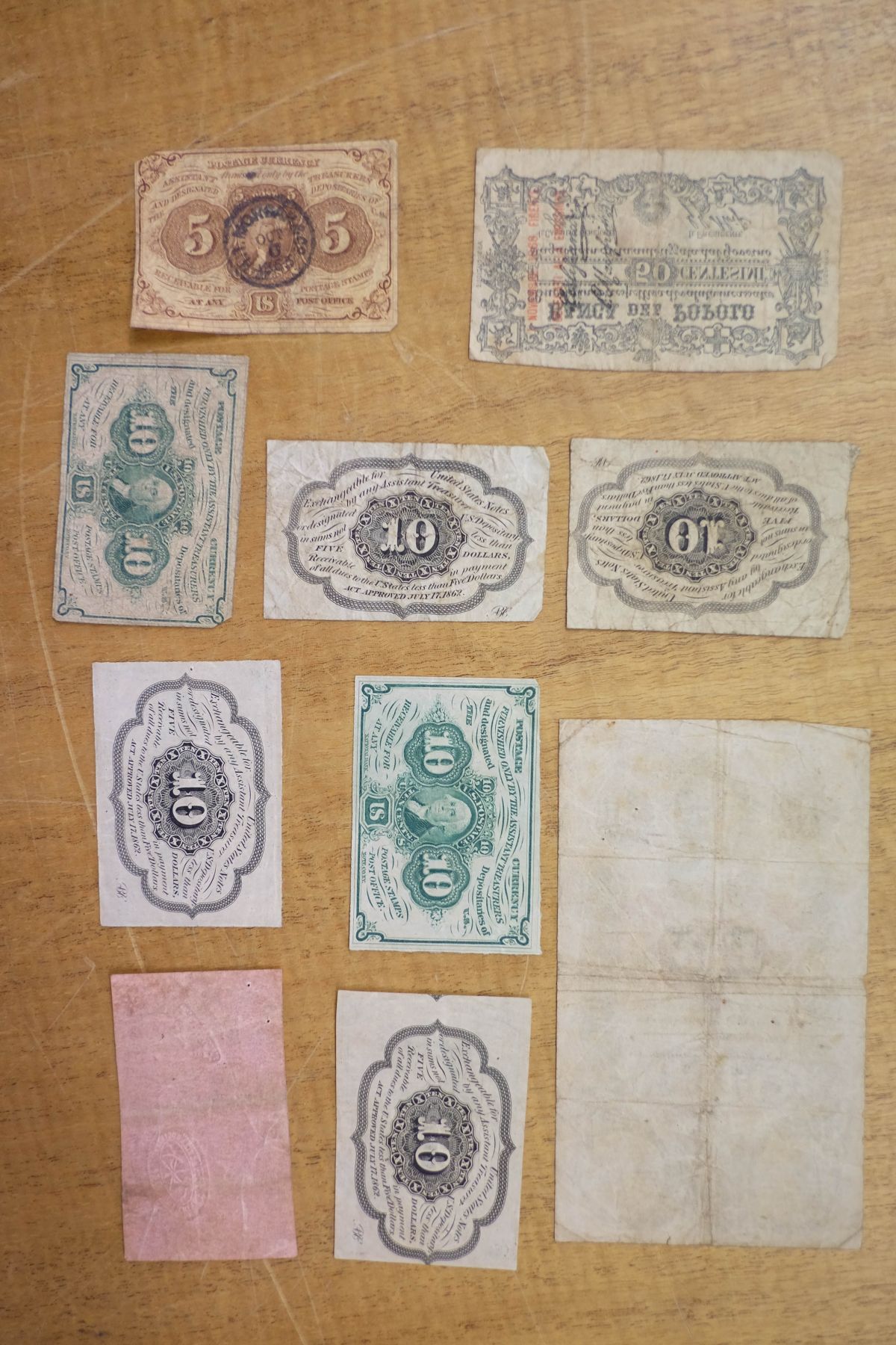 * Banknotes. 19th century American banknotes - Image 4 of 10