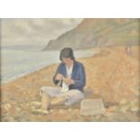 * Runacres (Frank, 1904-1974). Girl on a beach