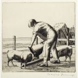 * Holmes (Marjorie, née Fenning, 1907-1992). 2 etchings, each signed in pencil,