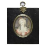 * Miniature. Portrait of Madame de Montesson, early 19th century