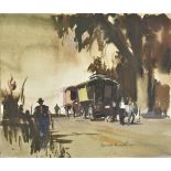 * Buckle (Claude, 1905-1973). To the Market, watercolour on paper