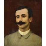 * Courtois (Gustave, 1853-1923). Portrait of a Gentleman