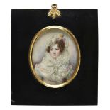 * Miniature. Portrait of a Young Lady, circa 1830s